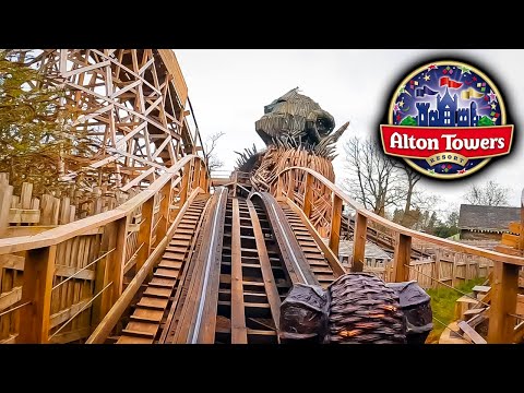 Wicker Man Front Seat On Ride POV (4K) | Alton Towers Resort