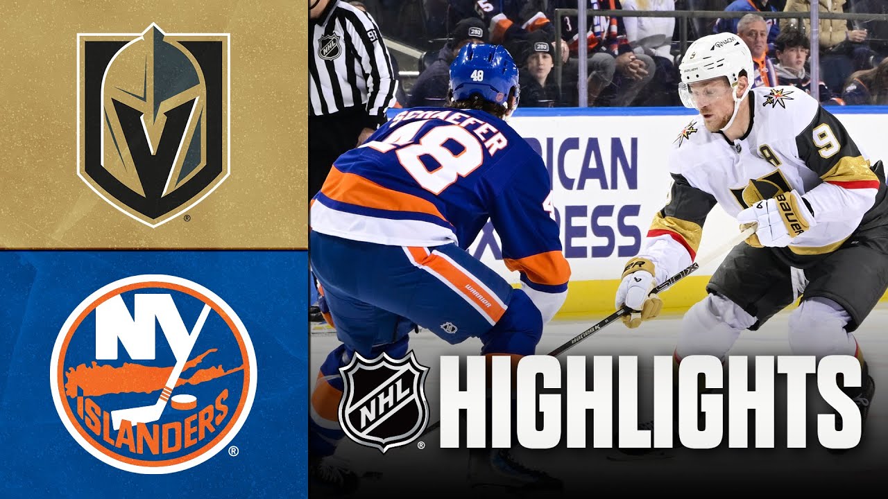 Golden Knights vs. Islanders | NHL Highlights | December 09, 2025