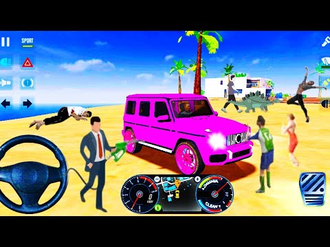 TAXI SIM 2020 | MERCEDES BENZ G WAGON CAR DRIVING IN CITY CRAZY UBER DRIVER👮🚖CAR GAMES ANDROID GAMES