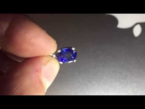 Sapphire pendant
