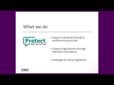 Ethics webinar series Webinar 1 - Speak up