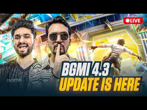 🥶BGMI 4.3 UPDATE IS HERE😎 | BGMI LIVE🔴