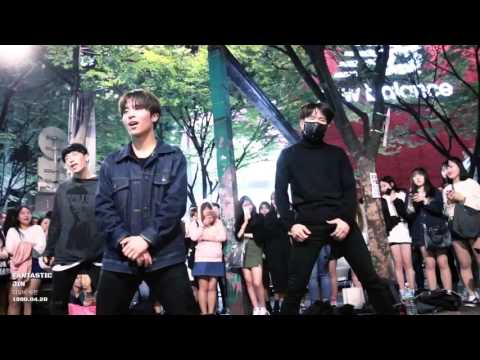 161015 디오비 DOB 홍대공연 Hongdae 《방탄소년단 - 불타오르네》