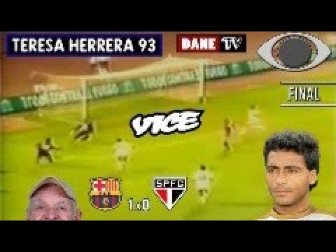 BARCELONA 1 x 0 SÃO PAULO-FINAL DO TROFÉU TERESA HERRERA 1993