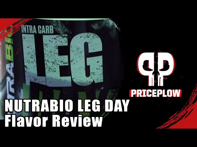 Best LEG DAY Flavor?! NutraBio Leg Day Review