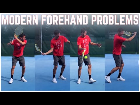 現代娛樂層面的正手問題。 (Modern Forehand Problems at the Recreational Level)