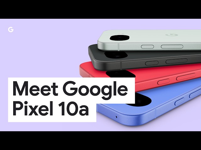 Google Pixel 10a 5G 8GB 128GB 6.3" Nero video