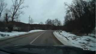preview picture of video 'Romanian roads - DJ203G, Hales - Magura * 2013.01.06'