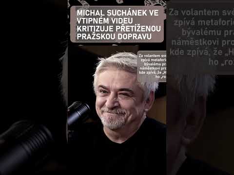 Michal Suchánek ve vtipném videu kritizuje přetíženou pražskou dopravu