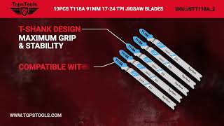 Have you tried our Jigsaw Blades (TopsTools Spotlight) 17-24TPI Jigsaw Blades!