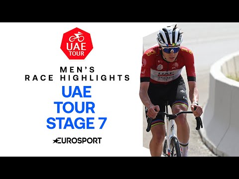 MASTERCLASS 🧙‍♂️ | Stage 7 Race Men's Highlights UAE Tour 2025 | Eurosport Cycling