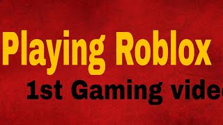 Playing Roblox Gaming Video