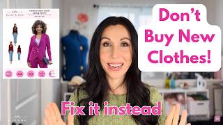 Before You Buy New Clothes… Watch This (Easy Alterations + DIY Blazer)