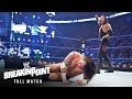 FULL MATCH CM Punk Vs The Undertaker World Heavyweight Title Match WWE Breaking Point 2009