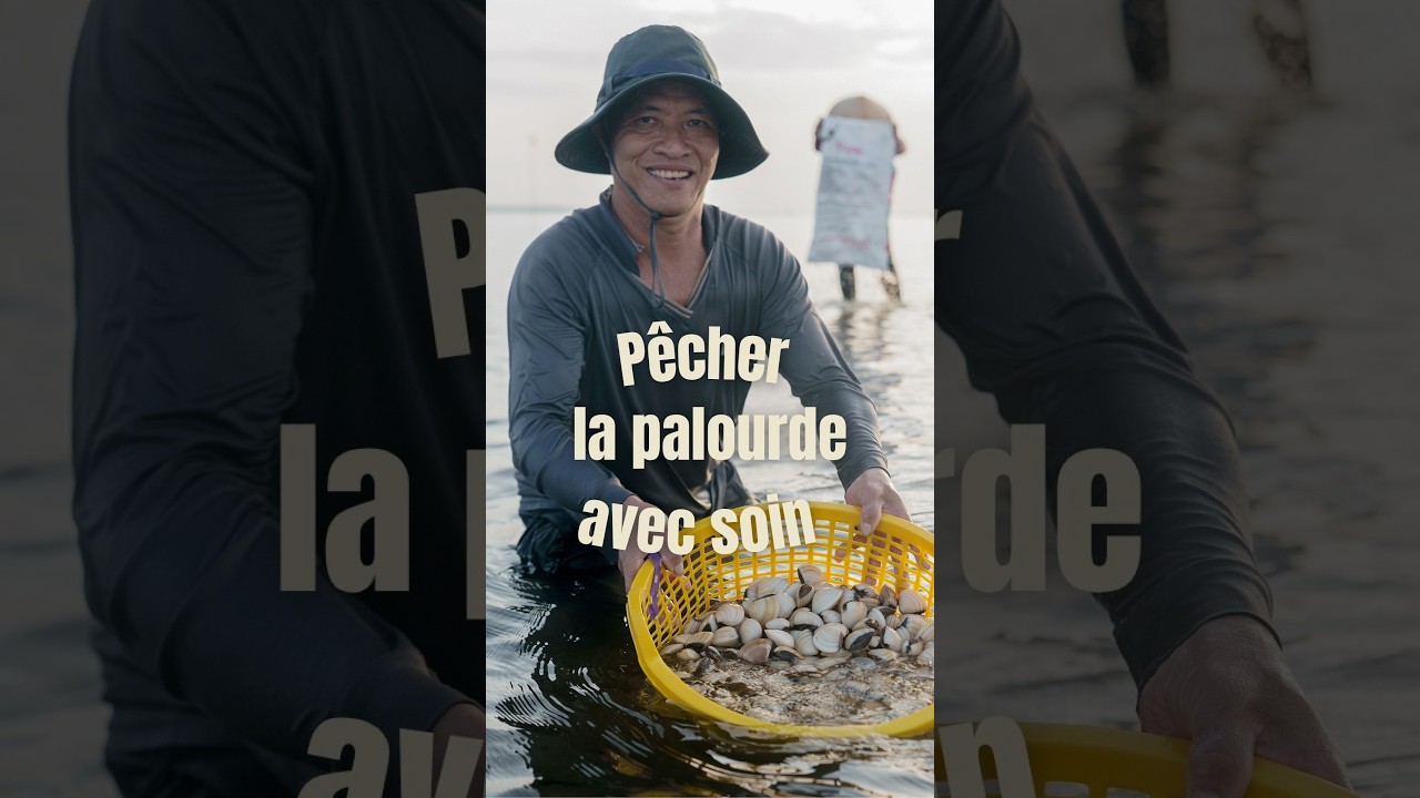 Pêcher la palourde avec soin