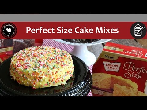 Duncan Hines Perfect Size Cake Mixes - Product Review