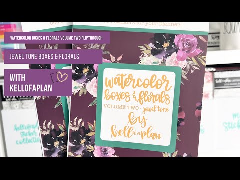Watercolor Boxes & Florals Volume Two Flipthrough- Releases 9/30- Plus a SURPRISE Product!