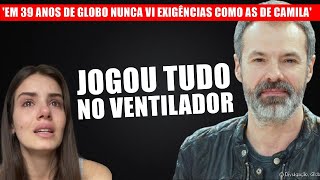 Todo poderoso da Globo se cansa e conta tudo o que Camila Queiroz fez