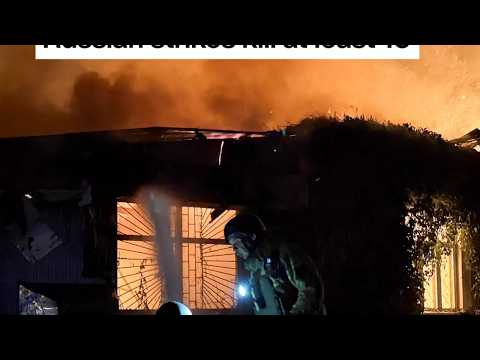 Kyiv under fire: Russian strikes kill at least 16