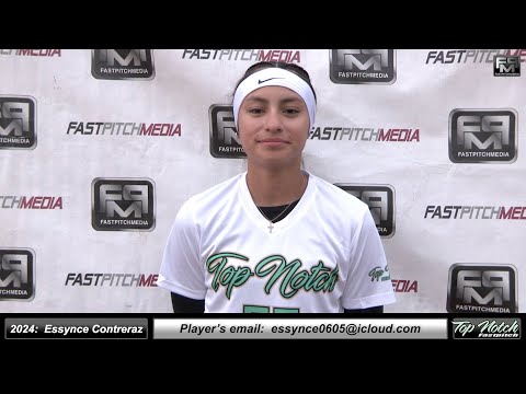 2024 Essynce Contreraz Athletic Outfielder, Slapper & Switch Hitter Softball Skills Video Top Notch
