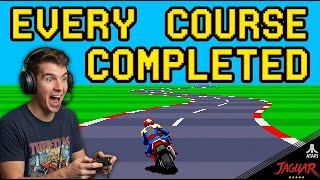 Racing All The Courses On Super Burnout (Atari Jaguar)