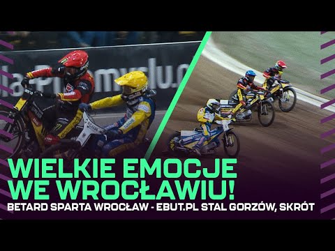 SZLAGIER NIE ZAWIÓDŁ! SPARTA WROCŁAW - STAL GORZÓW, SKRÓT MECZU