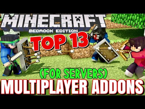 MINECRAFT PE: BEST SERVER ADDONS (Top 13 Most Helpful Resource Packs for Multiplayer)