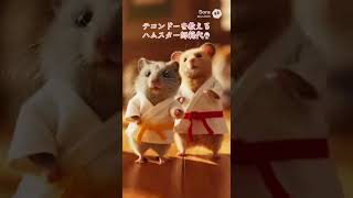 AIが考えるハムスターのテコンドー師範代 #ハムスター #テコンドー#道場#カッコいい
