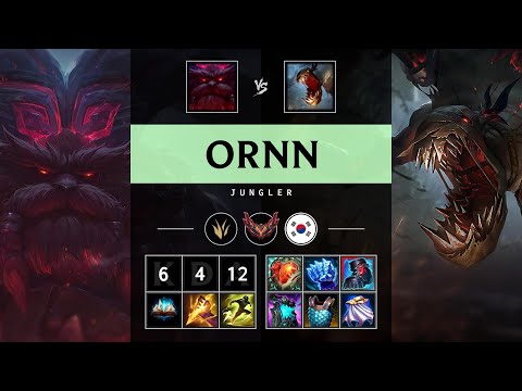 Ornn Jungle vs Fiddlesticks - KR Grandmaster Patch 25.10
