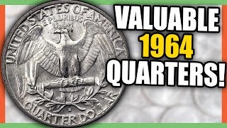 1964 QUARTERS WORTH MONEY - RARE SILVER QUARTERS TO LOOK FOR!!