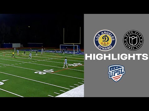 LA Dynamo 2–0 Rose City FC | UPSL Playoffs Highlights | Moving On!