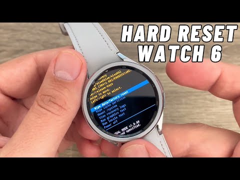 How to HARD RESET Samsung Galaxy WATCH 6