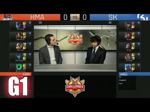 Huma vs SK Gaming Game 1 | Week 3 S6 EUCS Spring 2016 | HMA vs SK G1 W3