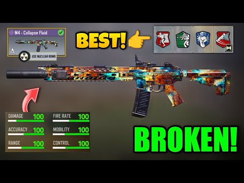 M4 "0 RECOIL" GUNSMITH BUILD | Best M4 Gunsmith Loadout | Season 10 COD Mobile
