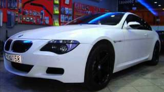 CAR WRAPPING GREECE WHITE MATTE BMW M6 0001