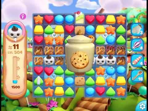 Cookie Jam Blast Level 504 - NO BOOSTERS 🍪 | SKILLGAMING ✔️