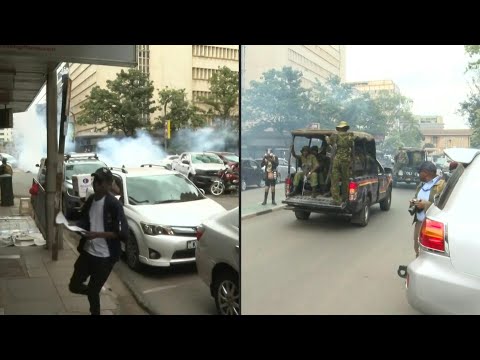 Police fire tear gas at anti-tax hike protestors in Kenya | AFP