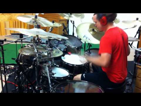 Darkane - Clip of the Week #1 - Peter Wildoer getting ready for Darkane recording 2012
