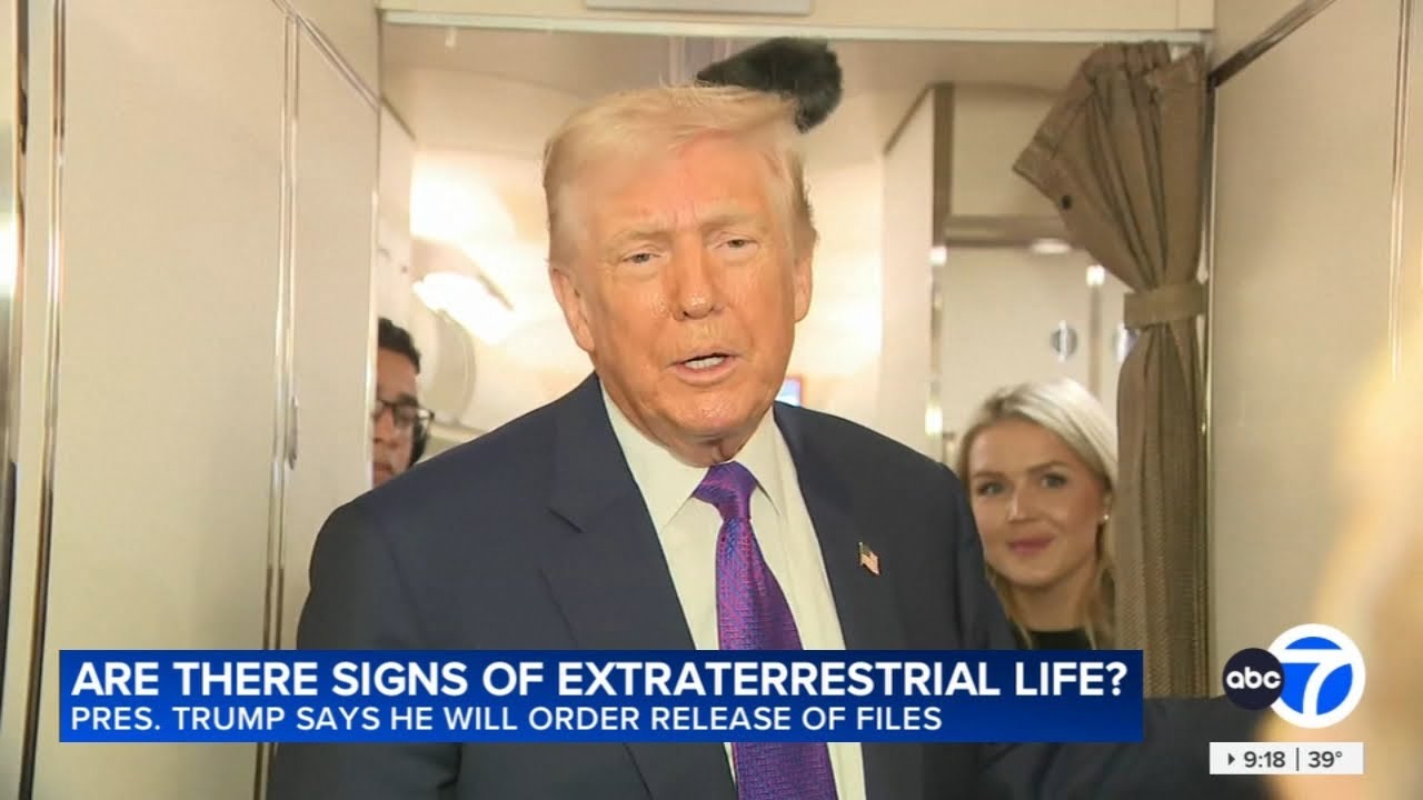 Are Aliens Real? Trump Orders the Government's UFO Files Released