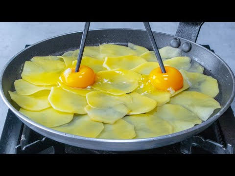 Ungewöhnlich leckeres Frühstück mit einer Kartoffel zubereitet! Fertig in 10 Minuten