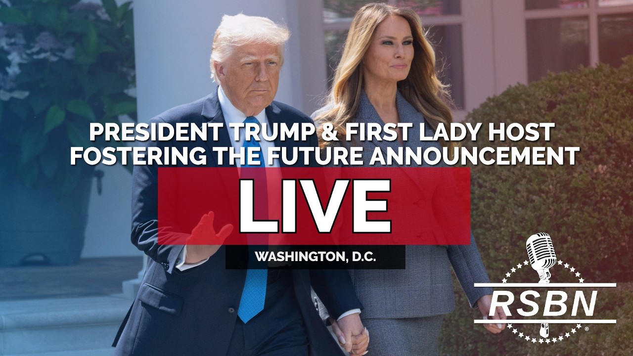 LIVE: President Trump & First Lady Melania Host a Fostering the Future Announcement - 08/20/26