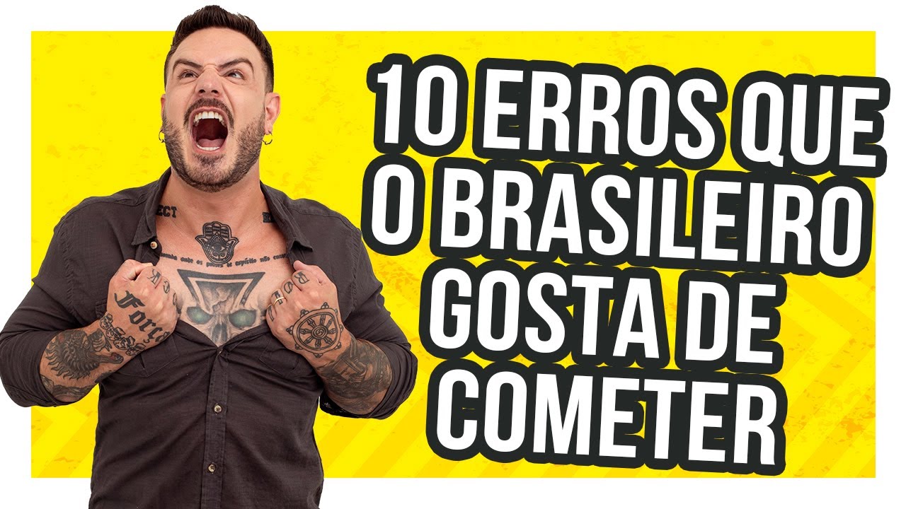OS 10 ERROS DE PORTUGUÊS MAIS COMETIDOS PELOS BRASILEIROS