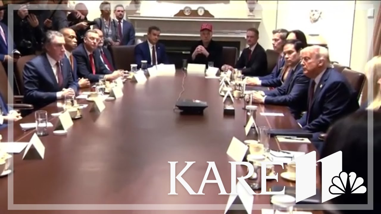 Trump holds another Cabinet meeting with Musk