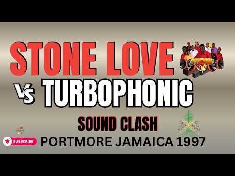 STONE LOVE vs. TURBOPHONIC sound clash from 1997, held in the vibrant streets of Portmore, Jamaica