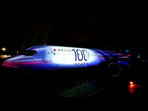 DELTA AIRLINES — CENTENNIAL GALA LIVERY REVEAL