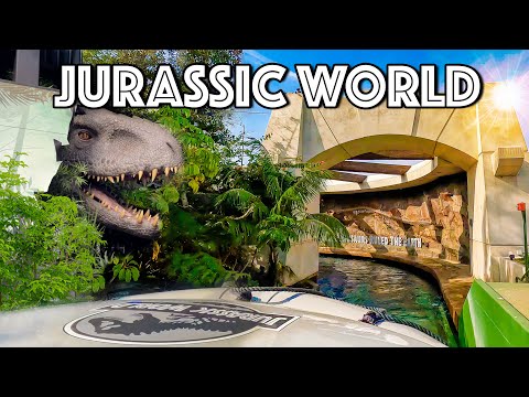 Jurassic World: The Ride FULL POV - Universal Studios Hollywood [4K]