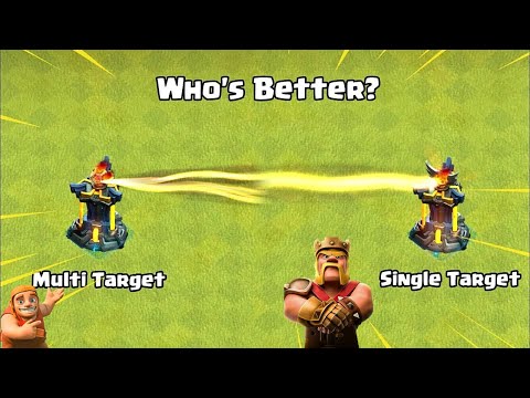 I Tested Single Vs Multi Target Inferno Towers in Clash of Clans
