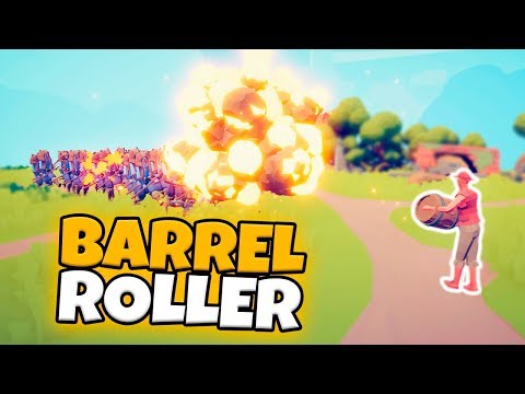 BARREL ROLLER VS EVERY FACTION (CUSTOM) | TABS MODDED GAMEPLAY