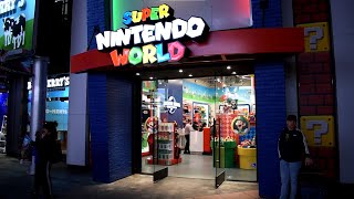 The Merchandise of Super Nintendo World in Universal Studios Hollywood