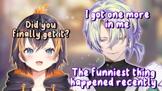Claude can't stop Laughing when Sharing his Recent DM with Petra【NIJISANJI EN Clip】